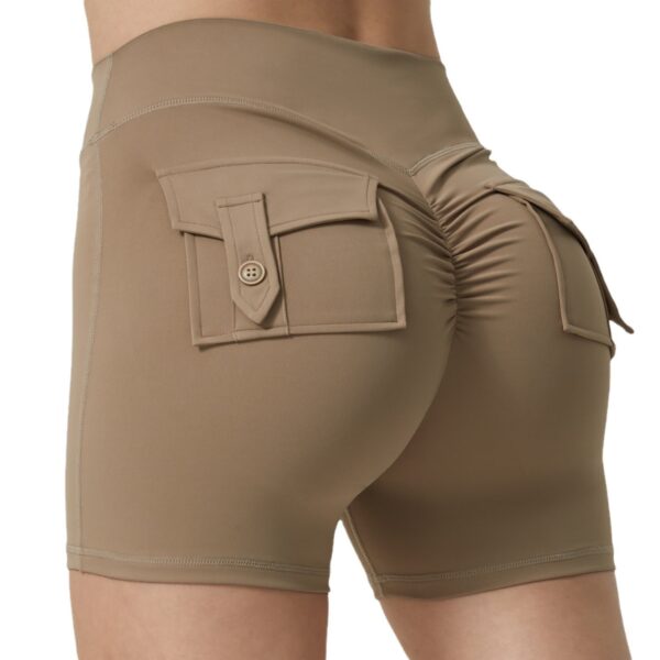 Pocket Fitness Sports Yoga Shorts - Image 7