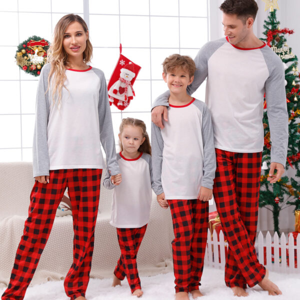 European And American Parent-child Homewear Clothes Christmas Homewear Parent-child Suit - Image 3