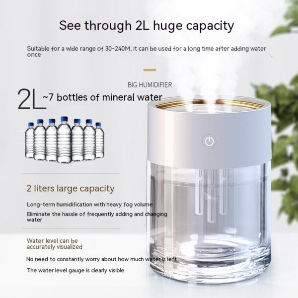 Heavy Fog Humidifier USB Office Desktop Silent And Portable Air Purifier