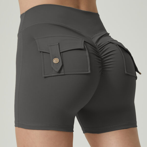 Pocket Fitness Sports Yoga Shorts - Image 5