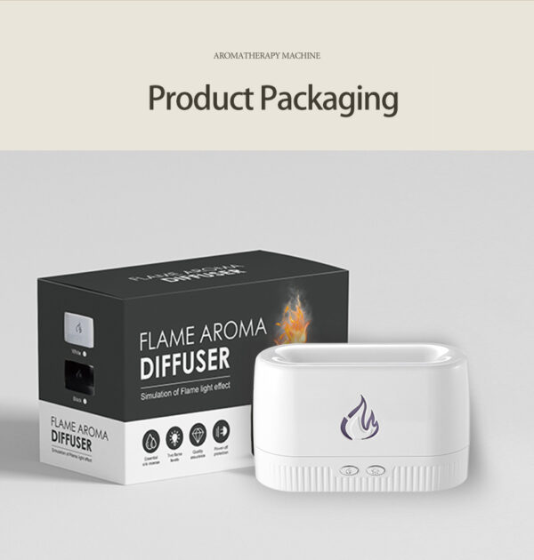 Factory Price Flame Humidifier Aroma Diffusers Machine Home Bedroom Silent Essential Oil Flame Aroma Diffuser - Image 3