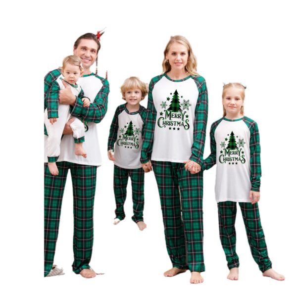 Christmas Parent-child Pajamas Suit Printed Homewear - Image 4